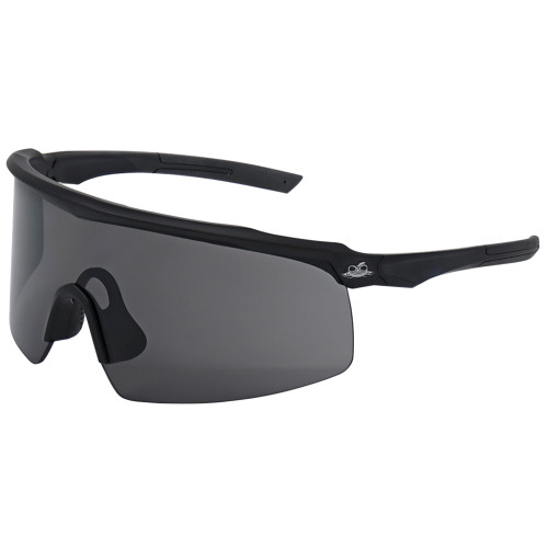 Bullhead Safety BH3263AF - Whipray Smoke Anti-Fog Lens, Matte Black Frame Safety Glasses