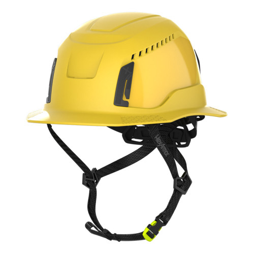 HexArmor 16-30003 Ceros XT400 Class II Full Brim Safety Helmet, Yellow