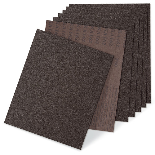 CGW 44924 9" W x 11" L 120-Grit Aluminum Oxide J-Weight Abrasive Sheet