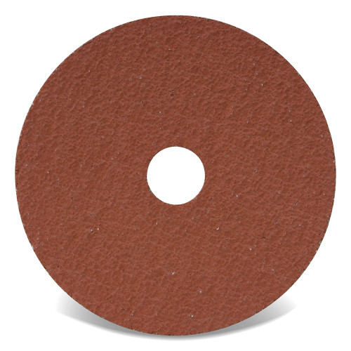 CGW 48184 4-1/2" Dia x 7/8" 50-Grit Ceramic Red Fiber Disc