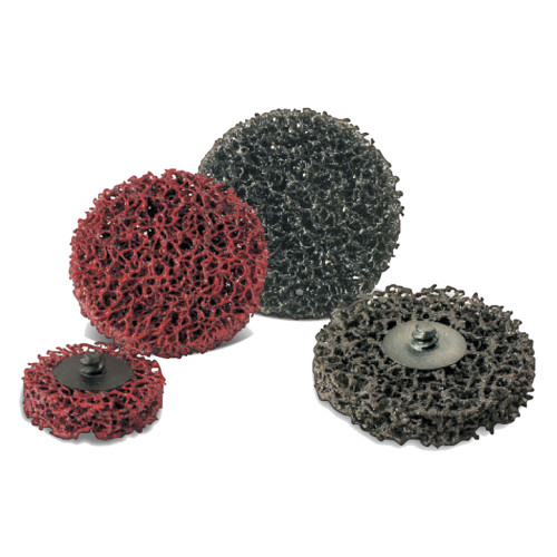 CGW 59063 3" Dia Roll-On Black Silicion Carbide  EZ Strip Quick Change Disc