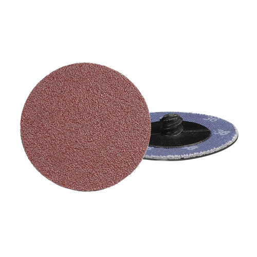CGW 59543 3" Dia Roll-On 120-Grit Brown Aluminum Oxide Quick Change Disc