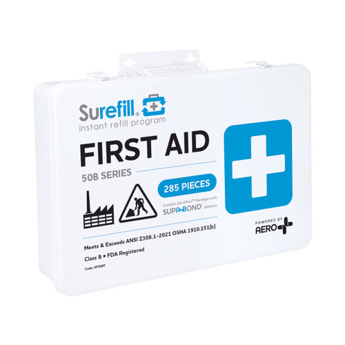 Surefill SF50BT 50B Series ANSI B First Aid Kit – Metal Case