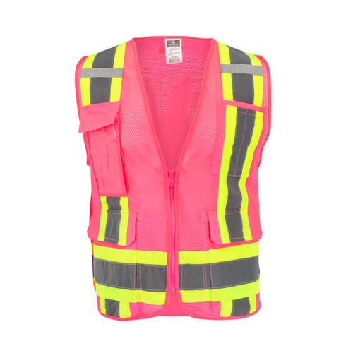 Radians SV6P-1 Type O Class 1 Mesh Surveyor Vest Pink