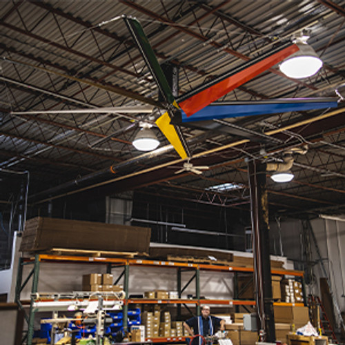 Humongous Fan HF1600 8 Blade Fan & VFD Controller 16 Foot Diameter