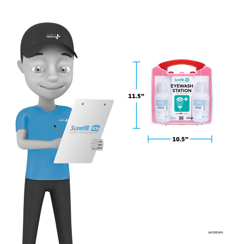 Aero Healthcare AK50EWN SUREFILL Emergency Eyewash Station 50 Series