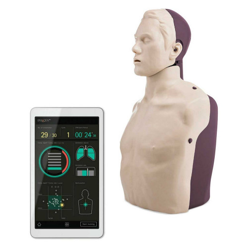 Aero Healthcare IM16-R Brayden PRO CPR Manikin with Bluetooth Technology (Red Lights)