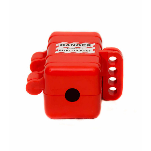 Zing Green 7508 Small Plug Lockout, 110V, Accepts 4 Padlocks