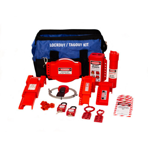 Zing Green 7683 Deluxe Valve Lockout Bag Kit