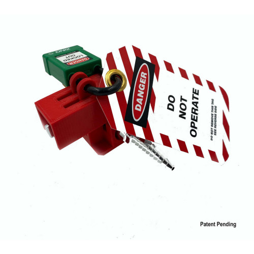 Zing Green 7821 Laboratory Ball Valve Lockout