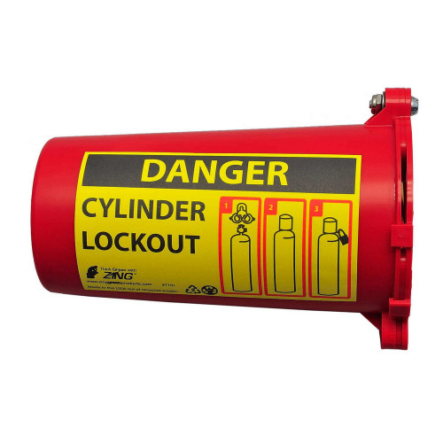 Zing Green 7101 RecycLockout Lockout Tagout, Cylinder Lockout, Recycled Plastic