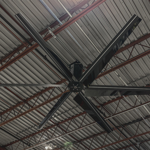 Humongous Fan HFES1200 Essential 6 Blade Fan & VFD Controller 12 Foot Diameter