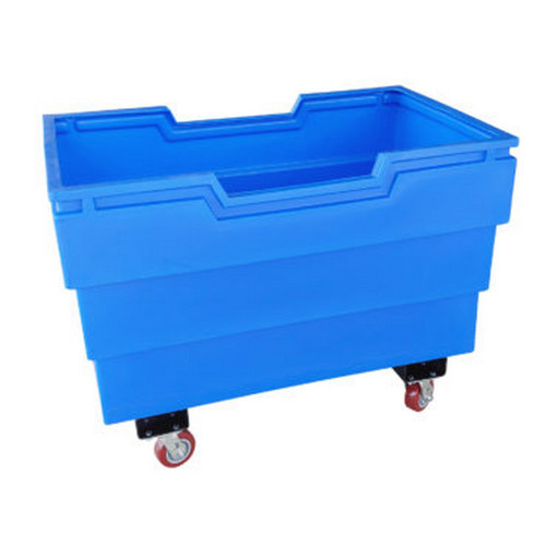 DPI 7020RC Plastic Commercial Utility Cart 22 Cubic Feet Capacity