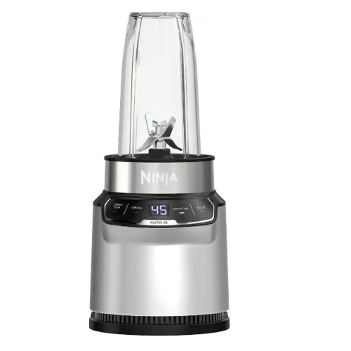 Ninja - Nutri-Blender Pro Personal Blender with Auto-iQ - Cloud Silver