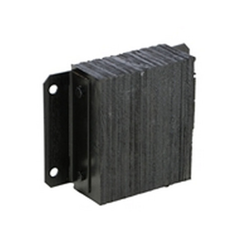 Vestil 1214-4.5 Laminated Rubber Dock Bumper 12 In. x 14 In. x 4-1/2 In. Black