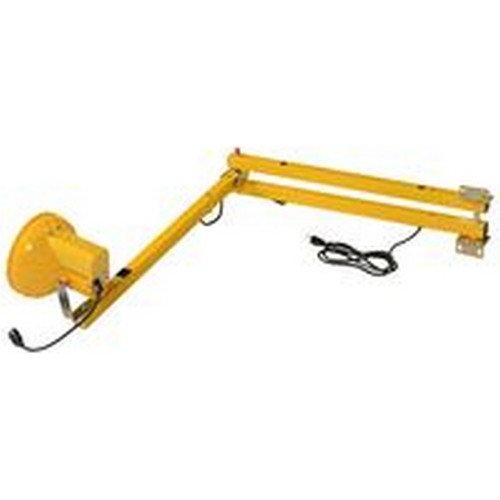 Vestil AALLS-60 Aluminum Adjustable High Pressure Sodium Double Arm Loading Dock Light 60 In. Yellow