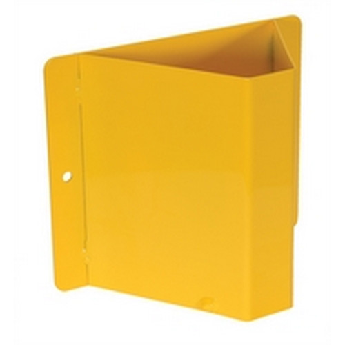 Vestil TMCH-RWC-8 Steel Truck Mounted Wheel Chock Holder Yellow