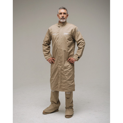 OEL AFW40FL-KCO-S 40F Cal Coat Kit SwitchGear Hood Mens Khaki w/Hood Light & Dual Fans