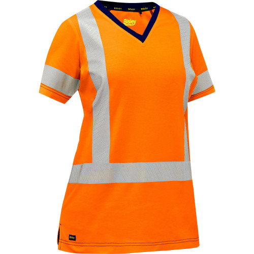 PIP 313W1118X-O/S ANSI Type R Class 2 and CSA Z96 Class 2 Women's X-Back Short Sleeve Shirt