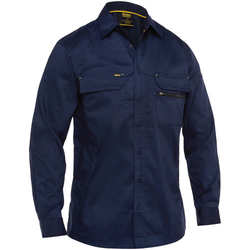 PIP 400M6490-NV-S Long Sleeve Ripstop Work Shirt with X-Airflow Ventilation