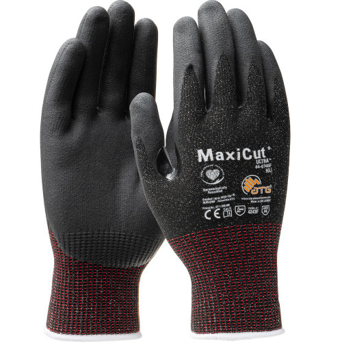 PIP 44-6745F/XS Seamless Knit Engineered Yarn with Premium Nitrile Coated MicroFoam Grip on Palm & Fingers - Touchscreen Compatible