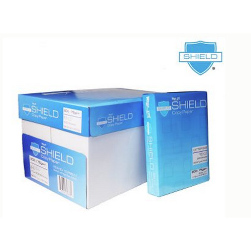 Standard White 20lb Letter Size (8.5" x 11") 96 Bright Shield Copy Paper 10 Reams/Case