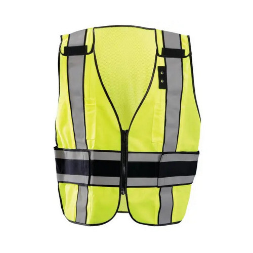 Occunomix LUX-DPS-DOR Deluxe Solid/Mesh Breakaway Public Safety Vest W/Dor, Plain