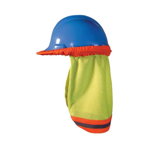 Occunomix OK-5057009-O High Visibility Mesh Hard Hat Shade Hi-Vis Orange w/Yellow Stripe