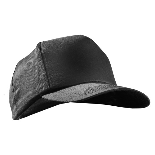 Occunomix V410-B06 Polyester Twill Baseball Cap W/Insert Black