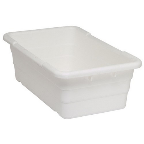 Quantum Storage Systems TUB2516-8WT Cross Stack Nesting Tote White