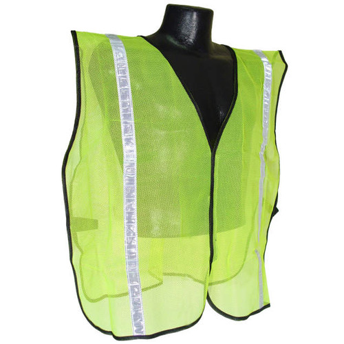 Radians SVG1 Non Rated Safety Vests with 1" Tape Hi-Vis Green