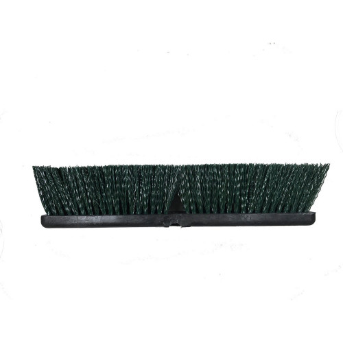 Better Brush 121418G Green Polypropylene Garage Brush - 18" Black Plastic Block
