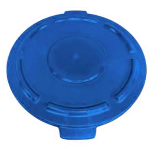Quantum Storage Systems CTC-L44BL Lid for 44 Gal. Round Trash Can Blue