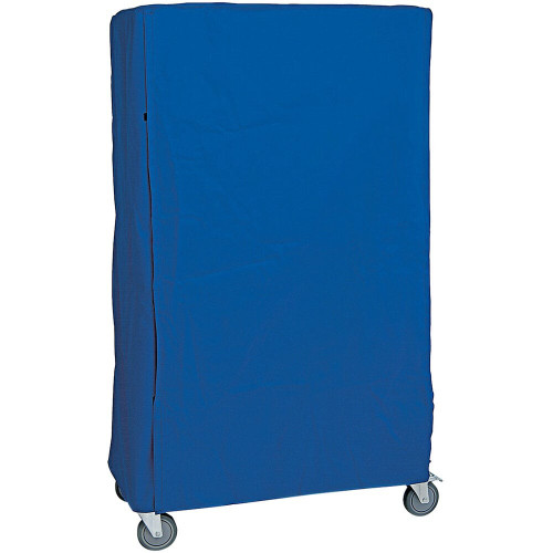 Quantum Storage Systems CC247274BNV Blue  Nylon Cart Cover with Velcro Closure for 24" x 72" x 74" Shelving