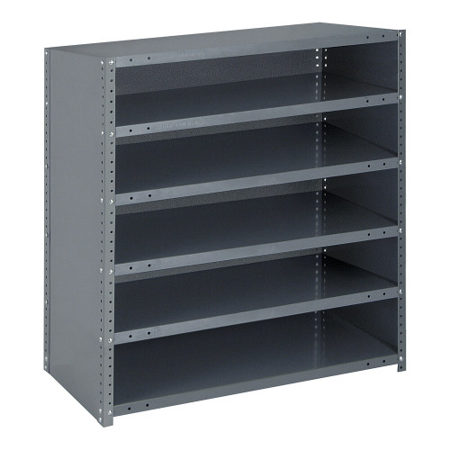 Quantum Storage Systems CL39-1236-6 IRONMAN 36" x 12" x 39" Steel Closed 6-Shelf Heavy-Duty Shelving