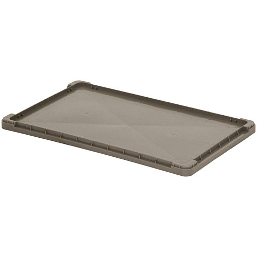 Quantum Storage Systems LID2415 Gray Lid for RSO2415-5, RSO2415-7, and RSO2415-9 Straight Wall Stacking Containers