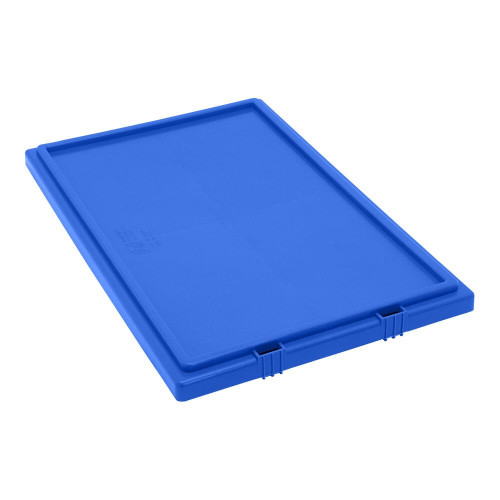 Quantum Storage Systems LID241BL Blue Lid for SNT240BL Stack and Nest Tote