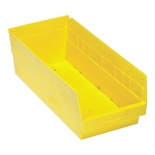 Quantum Storage Systems QSB208YL STORE-MORE 17 7/8" x 8 3/8" x 6" Yellow Shelf Bin