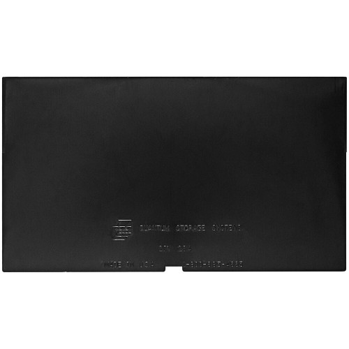 Quantum Storage Systems DIV204 Black Divider for IDR204 Interlocking Cabinet Drawer - 25/Pack