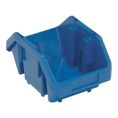 Quantum Storage Systems QP965BL QuickPick 9 1/2" x 6 5/8" x 5" Blue Polypropylene Storage Bin