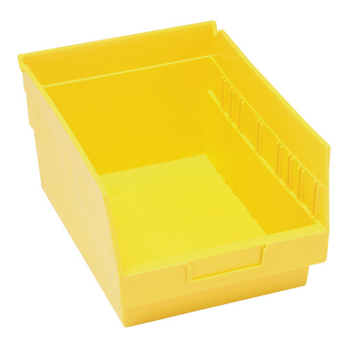 Quantum Storage Systems QSB207YL STORE-MORE 11 5/8" x 8 3/8" x 6" Yellow Shelf Bin