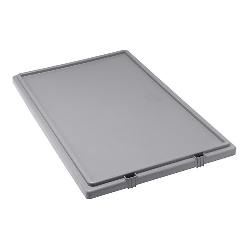 Quantum Storage Systems LID301GY Gray Lid for SNT300GY Stack and Nest Tote