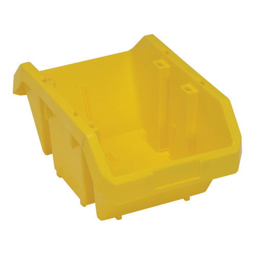 Quantum Storage Systems QP1496YL QuickPick 14" x 9 1/4" x 6 1/2" Yellow Polypropylene Storage Bin