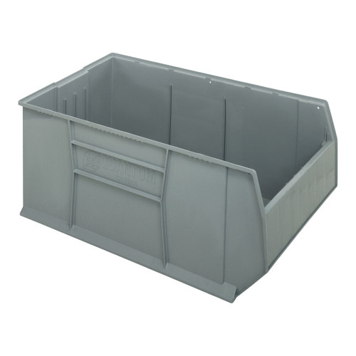 Quantum Storage Systems QRB246GY RackBin 41 7/8" x 23 7/8" x 17 1/2" Gray Pallet Rack Container