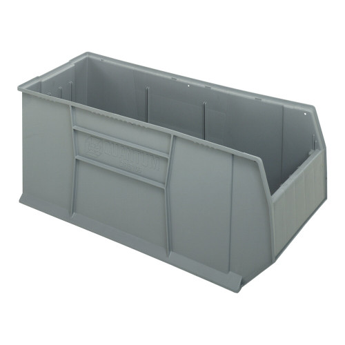 Quantum Storage Systems QRB166GY RackBin 41 7/8" x 16 1/2" x 17 1/2" Gray Pallet Rack Container