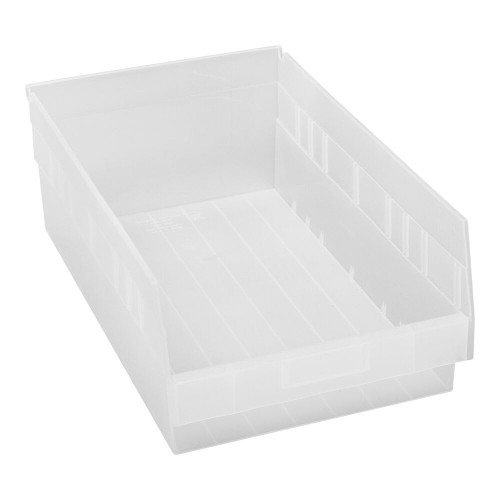 Quantum Storage Systems QSB210CL STORE-MORE 17 7/8" x 11 1/8" x 6" Clear Shelf Bin