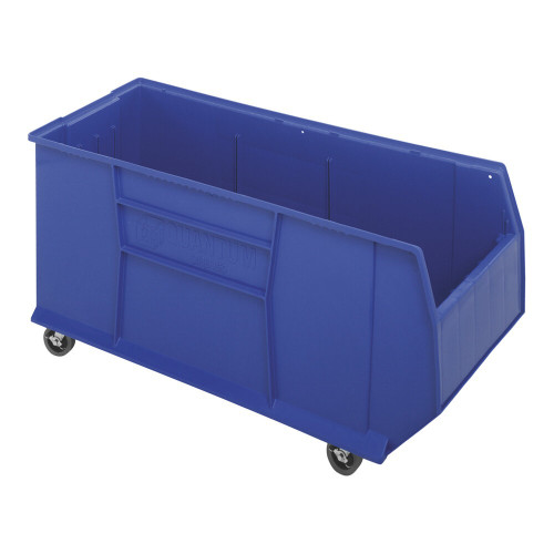 Quantum Storage Systems QRB176MOBBL RackBin 41 7/8" x 16 1/2" x 20 1/2" Blue Mobile Pallet Rack Container
