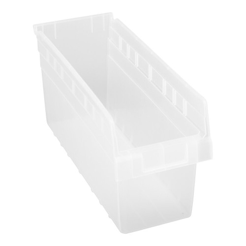 Quantum Storage Systems QSB802CL STORE-MAX 11 5/8" x 6 5/8" x 8" Clear Shelf Bin