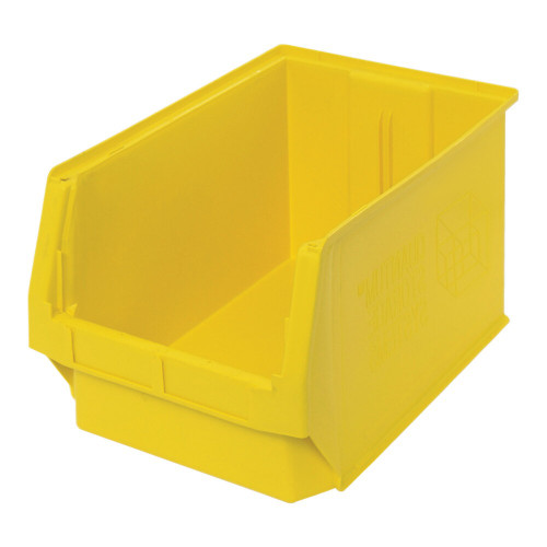 Quantum Storage Systems QMS533YL Magnum 19 3/4" x 12 3/8" x 11 7/8" Yellow Storage Tote Bin