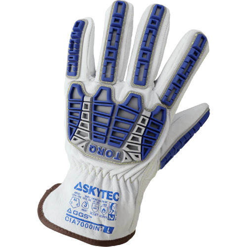 Global Glove CIA7000INT Cut and Impact Resistant Goatskin Leather Insulated Drivers Gloves with Heat Resistant Aralene Liner